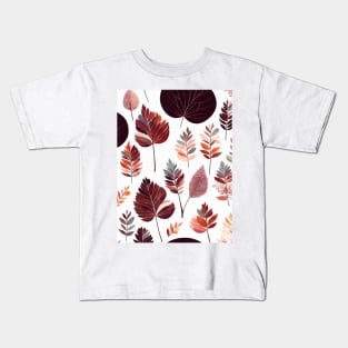 Chromatic Botanic Abstraction #72 Kids T-Shirt